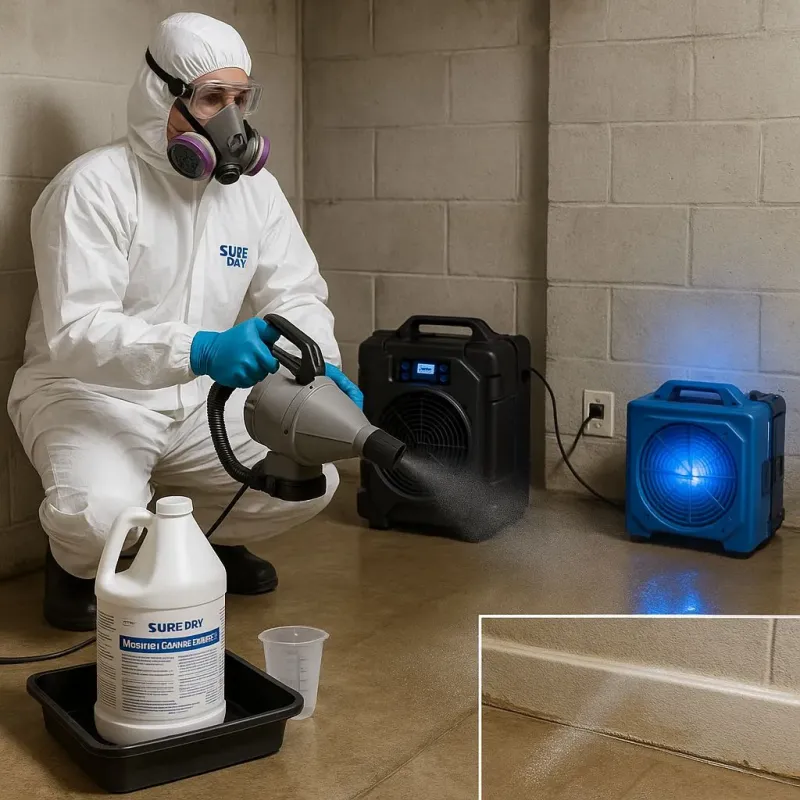 Sanitization and Odor Removal process in Minier, IL
