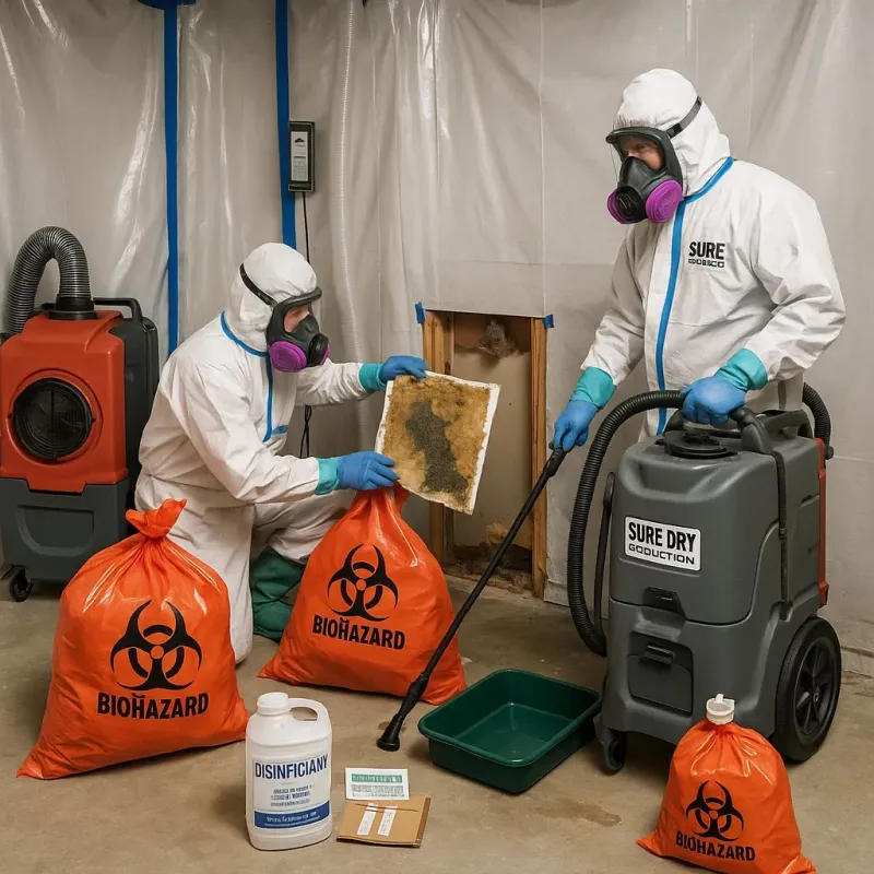 Contaminated Water Handling Protocols process in Minier, IL